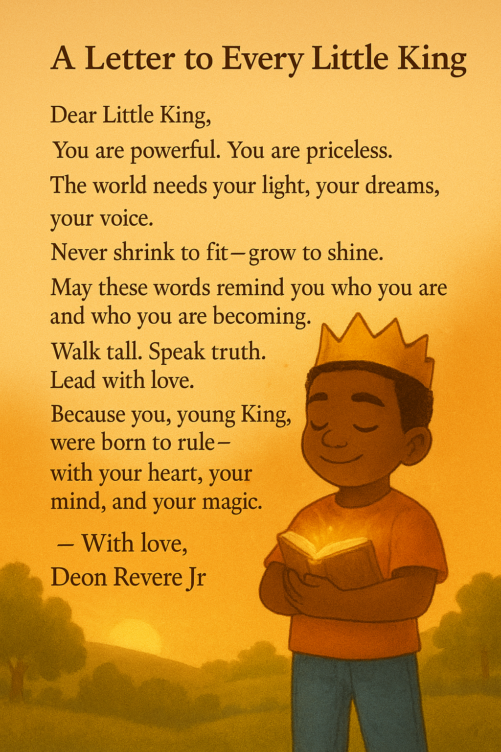 “I Am A King”